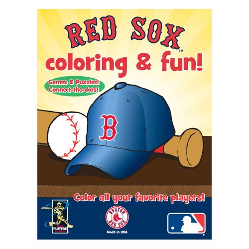 Red sox coloring book coloring and fun just for fun