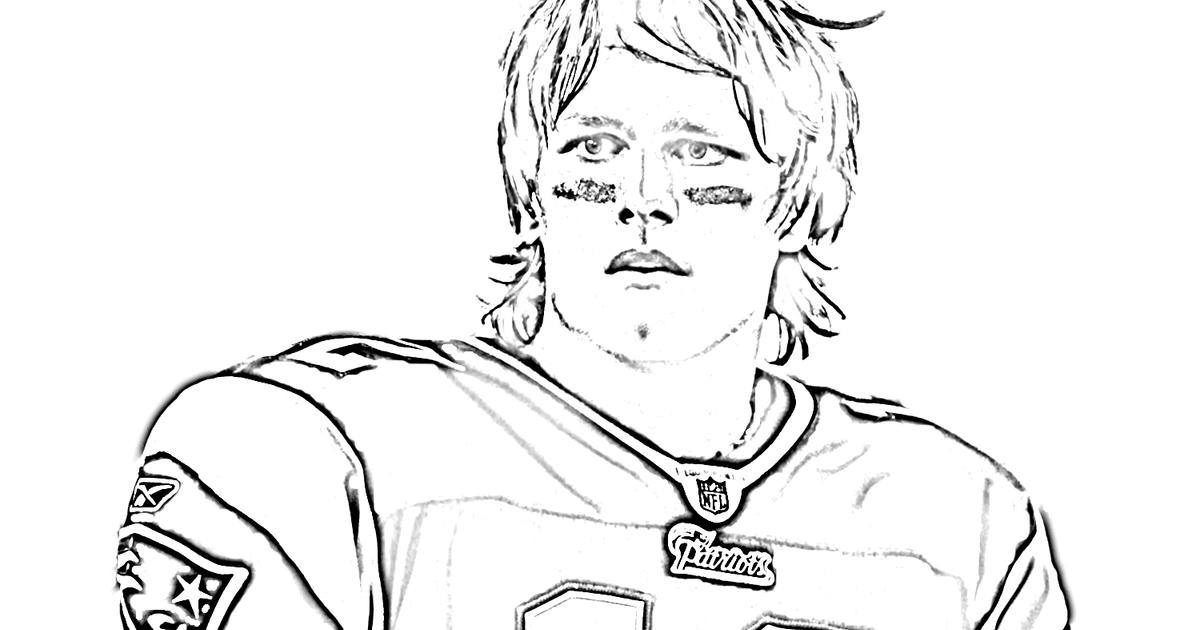 New england patriots coloring pages