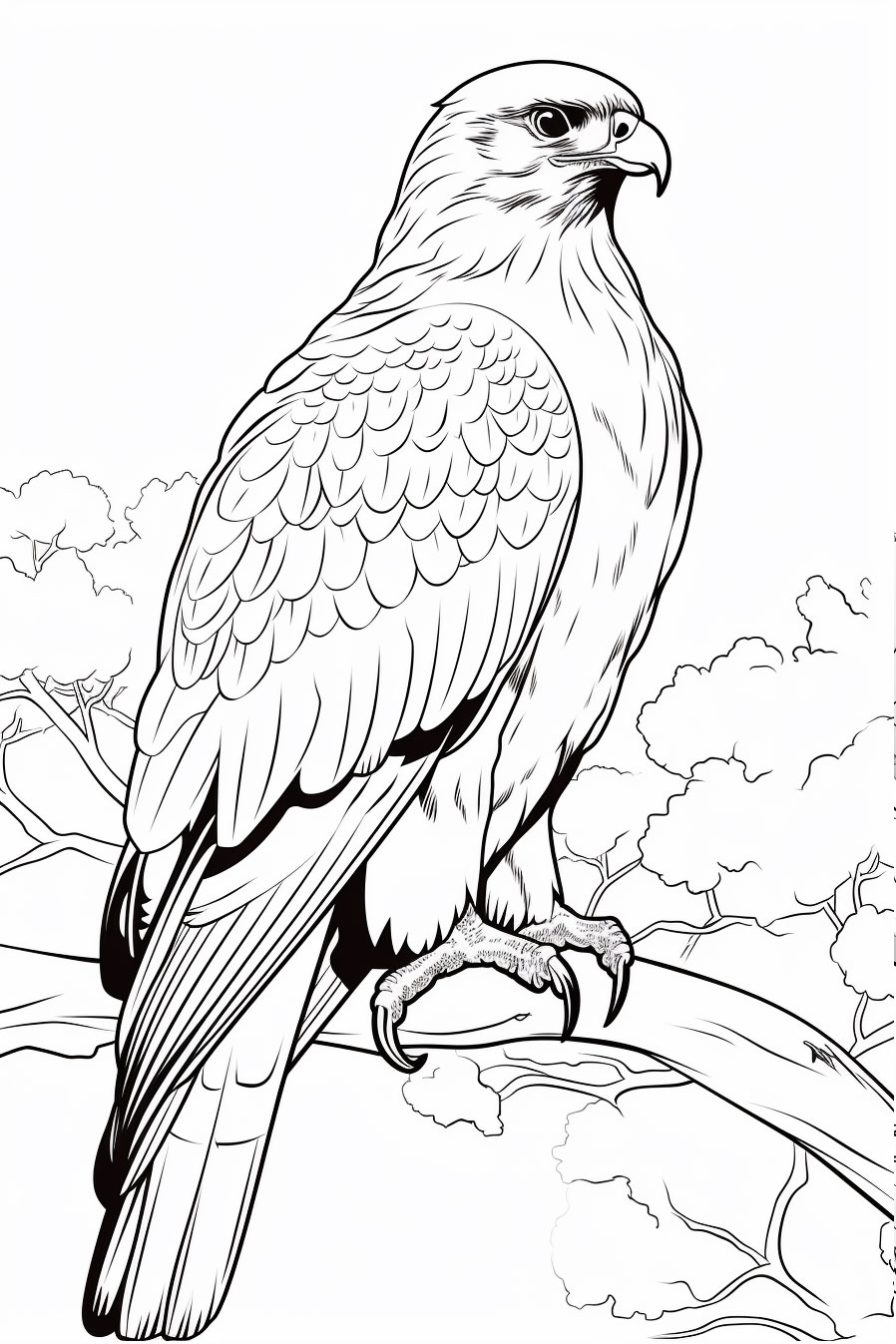 Hawk coloring books for children coloring pages ñðñððµñðñðññ