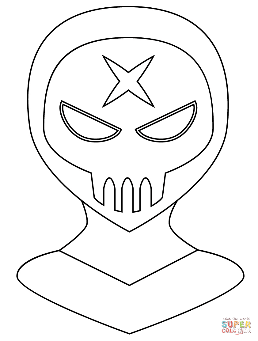 Red x coloring page free printable coloring pages
