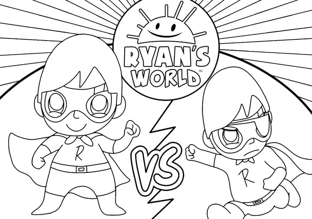 Ryans world coloring pages