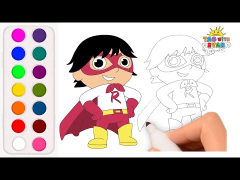 How to draw and color tag with ryan