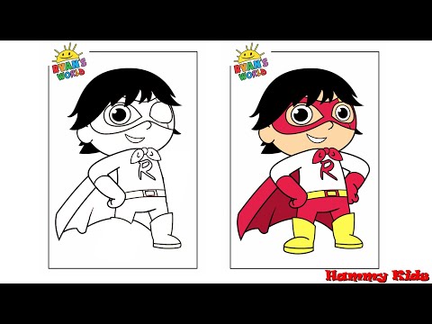 Ryans world how to draw red titan ryan hammy kids