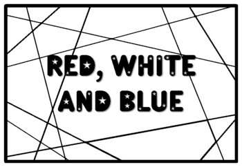 Red white and blue coloring pages presidents day activity by anisha sharma