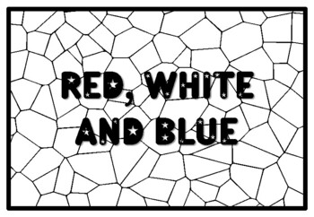 Red white and blue coloring pages presidents day activity by anisha sharma