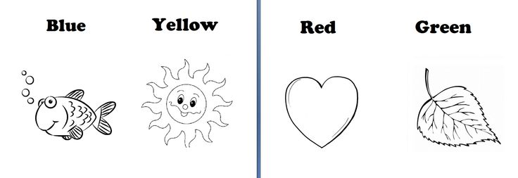 Blue yello red and green colouring pages colouring pages red green color