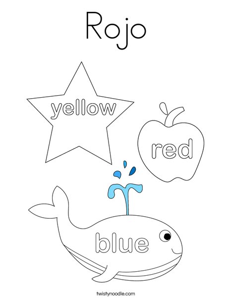 Rojo coloring page