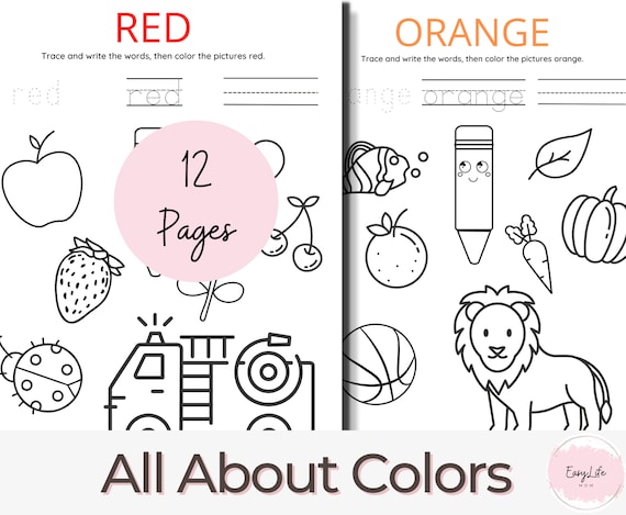 Printable prek worksheets colors toddler learning activities prek worksheets coloring pages fun printables for kids p preschool