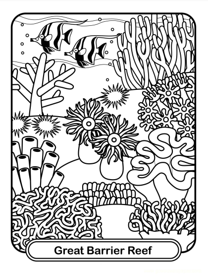 Animal coloring book made by teachers