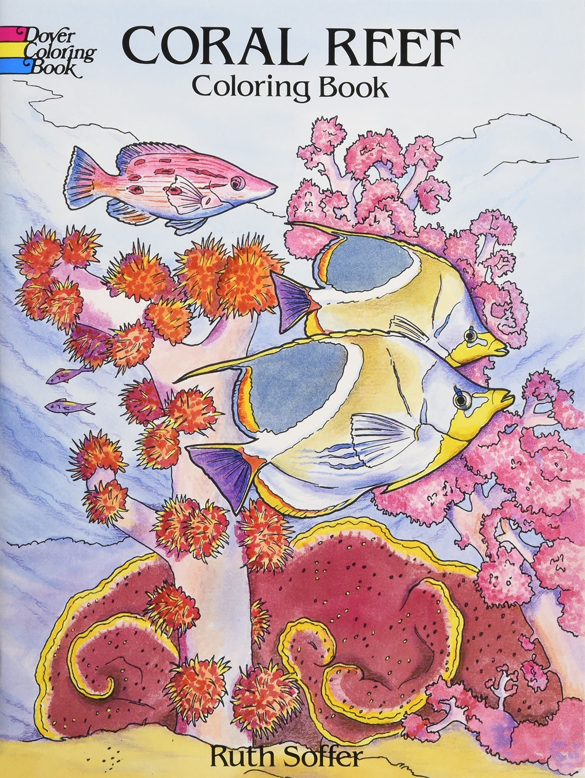 Coral reef coloring book