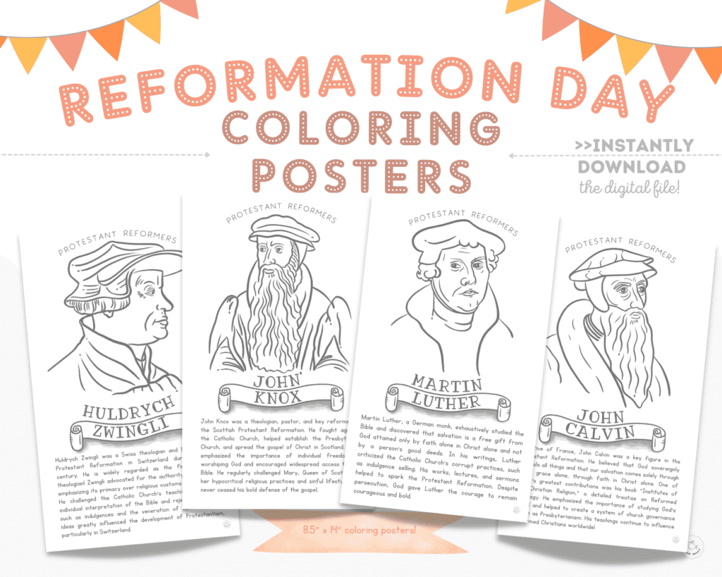 Reformation day printables party ideas party like its