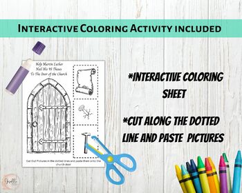 Reformation day printable five solas activity reformation theology lesson