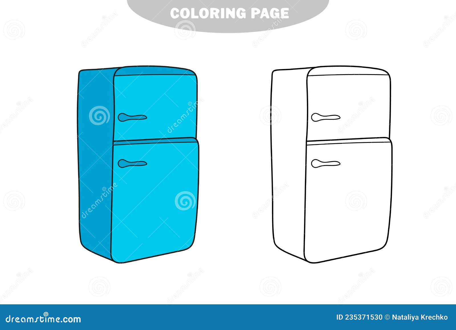 Simple coloring page coloring book pages for kids