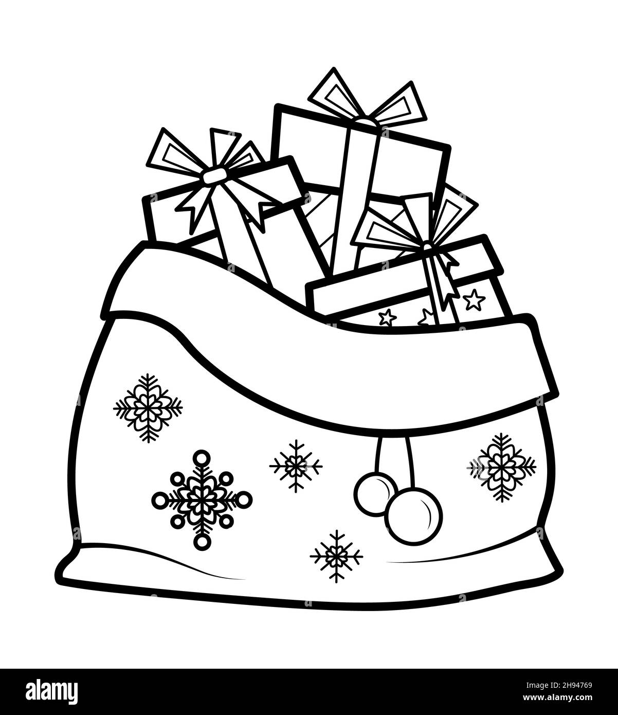 Gifts coloring page hi