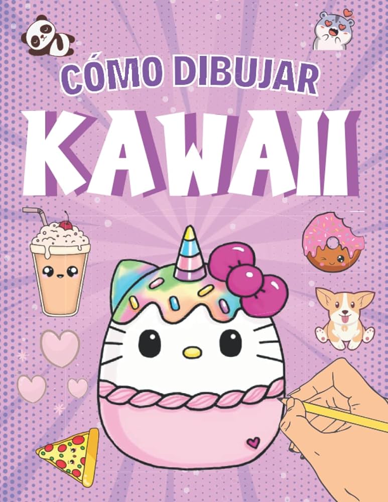 Cãmo dibujar kawaii libro de dibujo para niãos paso a paso