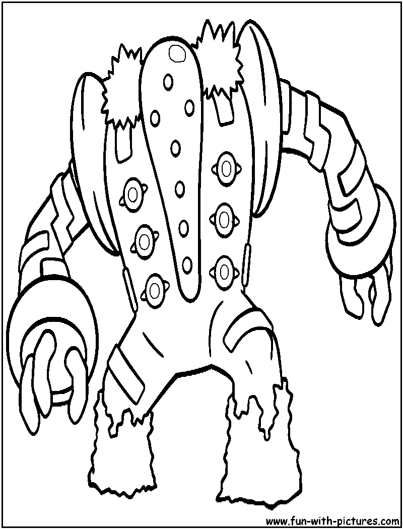 Regigigas coloring page