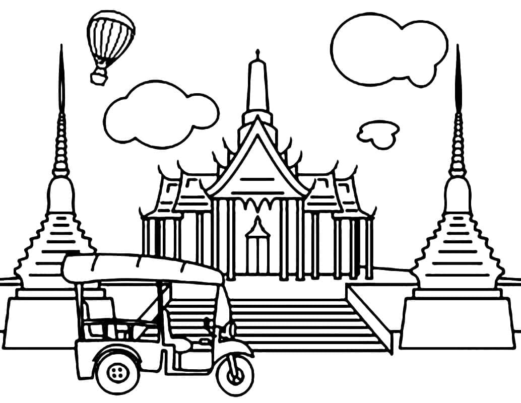 Thailand coloring pages