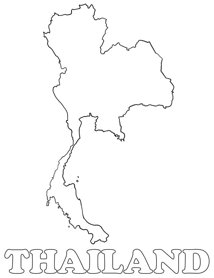 Thailand coloring pages