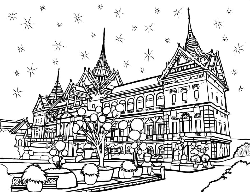 Thailand coloring pages