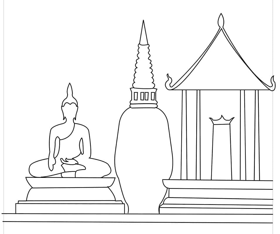 Thailand coloring pages