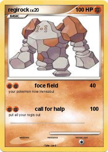 Pokemon regirock