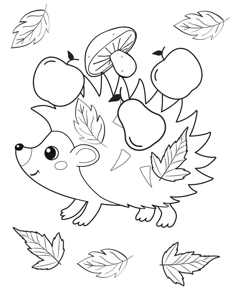 Fall coloring pages fall pdf fall coloring printables thanksgiving coloring pages fall activity sheets autumn coloring pages instant download