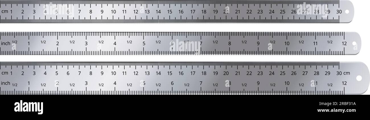 Regla de cm imãgen recortadas de stock