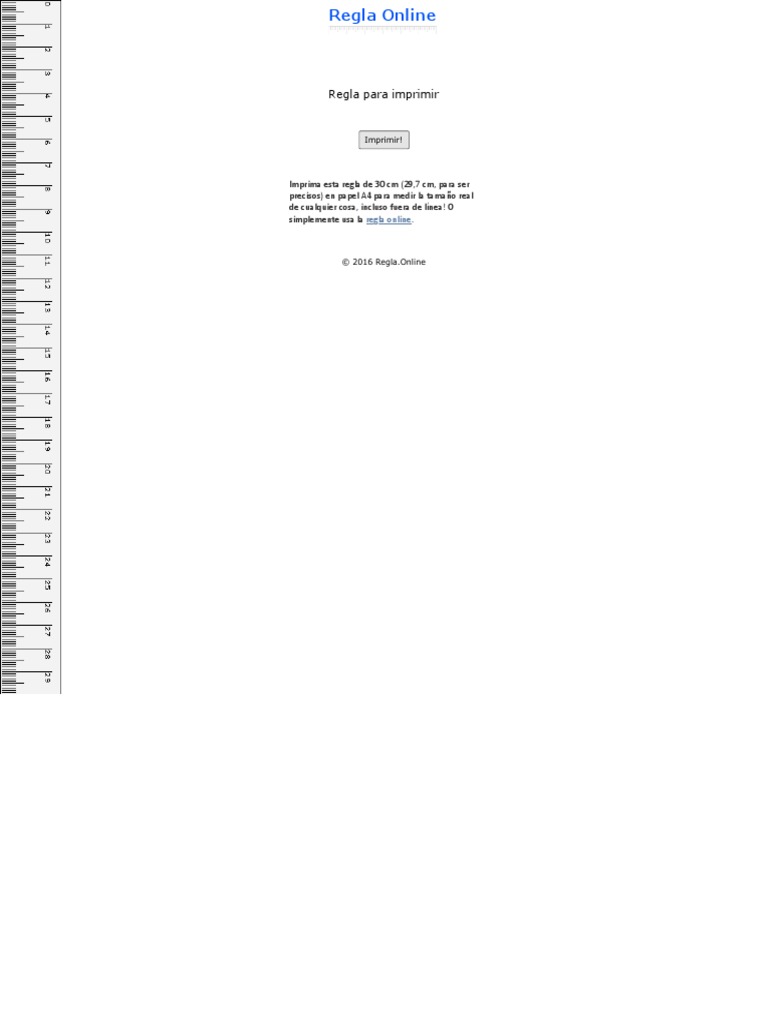 Regla para imprimir cm pdf