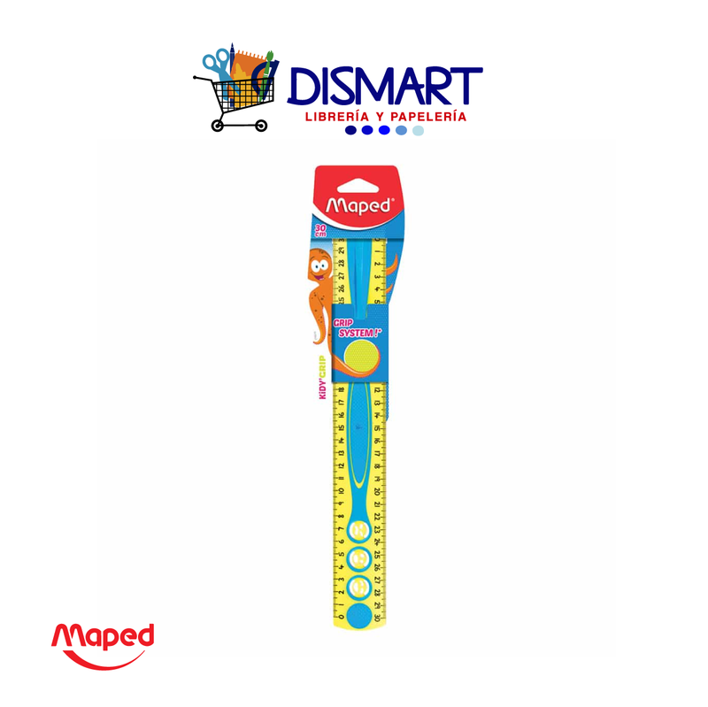 Regla plastica cm kady grip maped â dismart gt libreria y papeleria