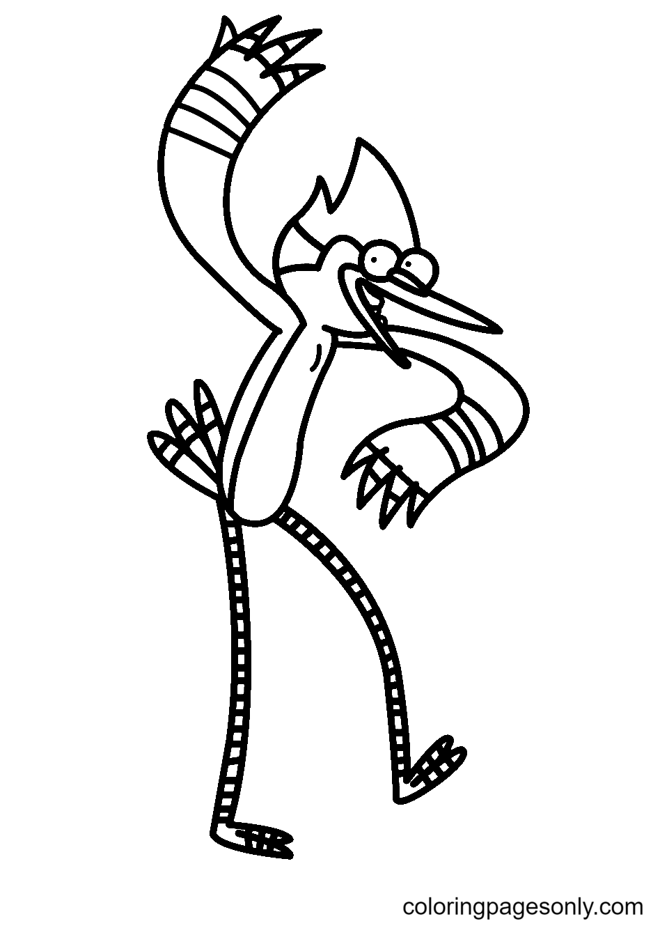 Regular show coloring pages printable for free download