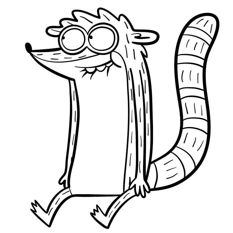 Regular show coloring pages printable for free download