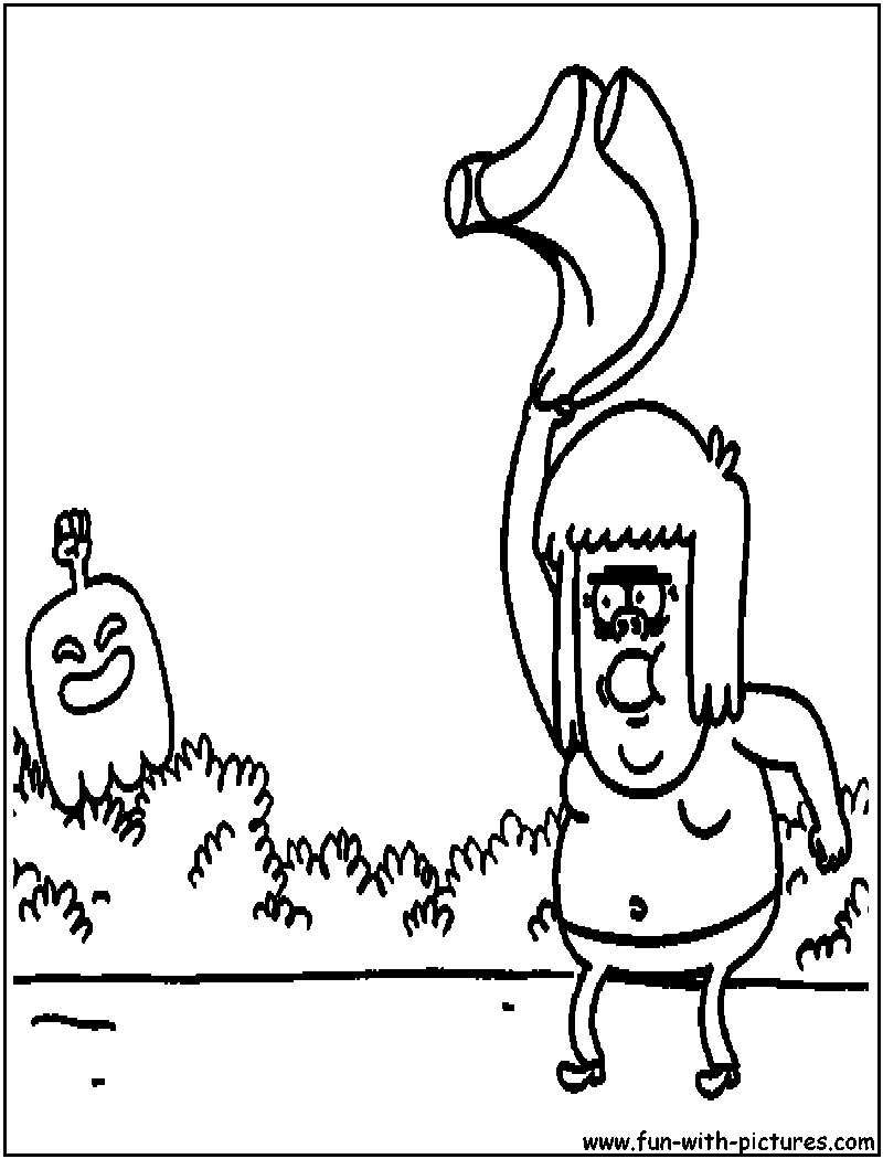 Regular show coloring pages