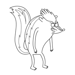 Regular show coloring pages for kids printable free download