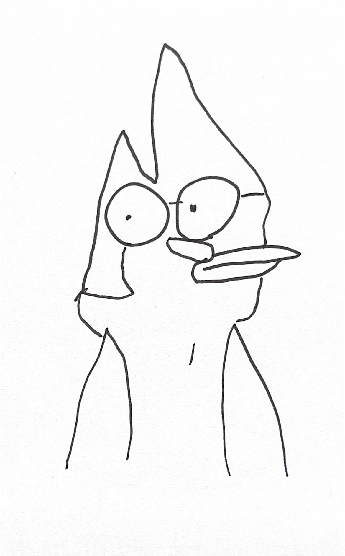 My mordecai drawing rregularshow