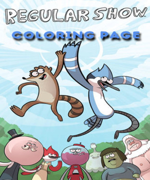 Regular show coloring book meaningful gifts for lovers tpt