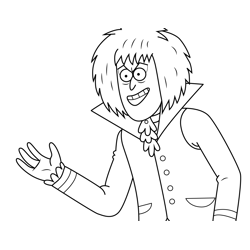 Regular show coloring pages for kids printable free download