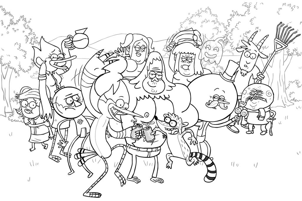 Regular show coloring by stopinski on