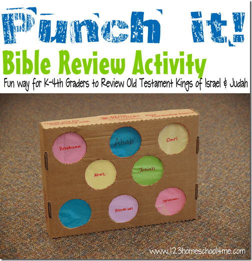 Old testament kings bible review games