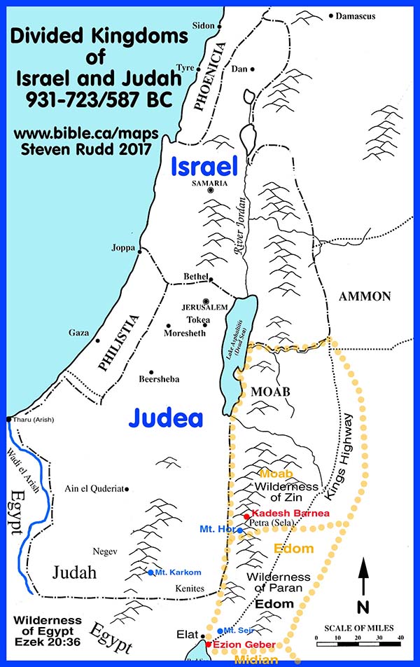 Divided kingdoms teach us the bible