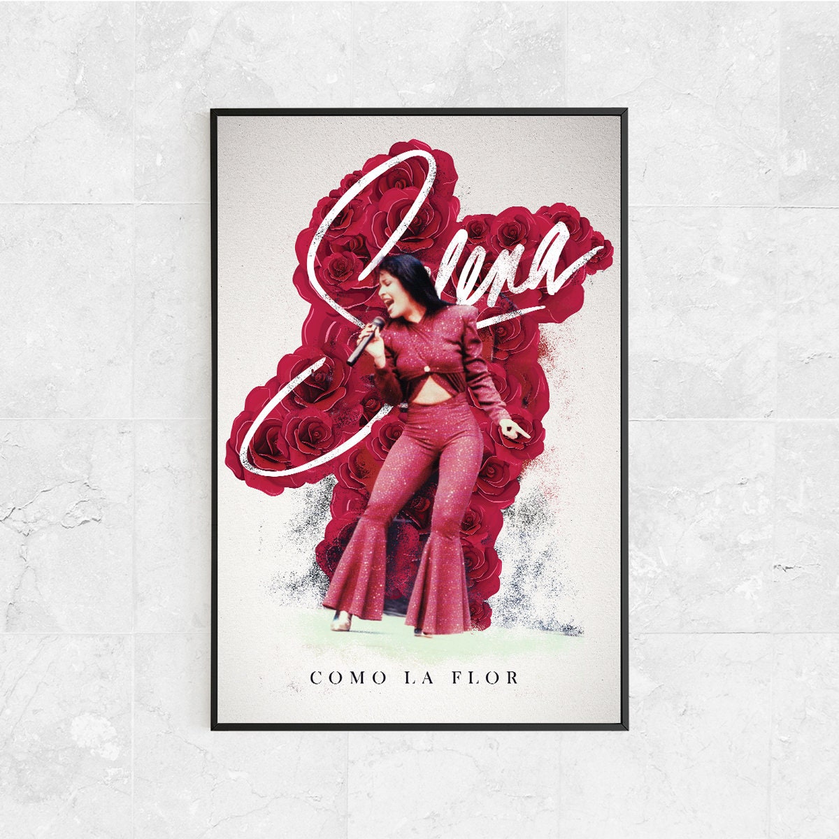 Selena quintanilla poster selena o la flor graphic series gift for selena singer fans anything for selena movie