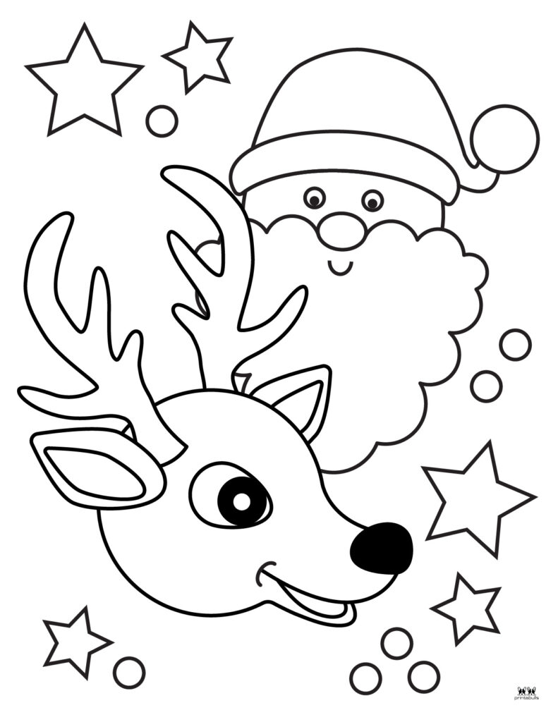 Reindeer coloring pages