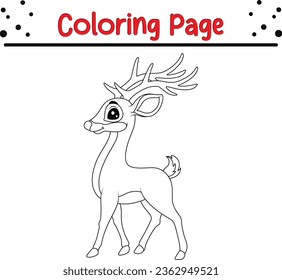Reindeer coloring page images stock photos d objects vectors