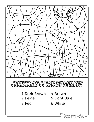 Reindeer coloring pages for kids adults free printables