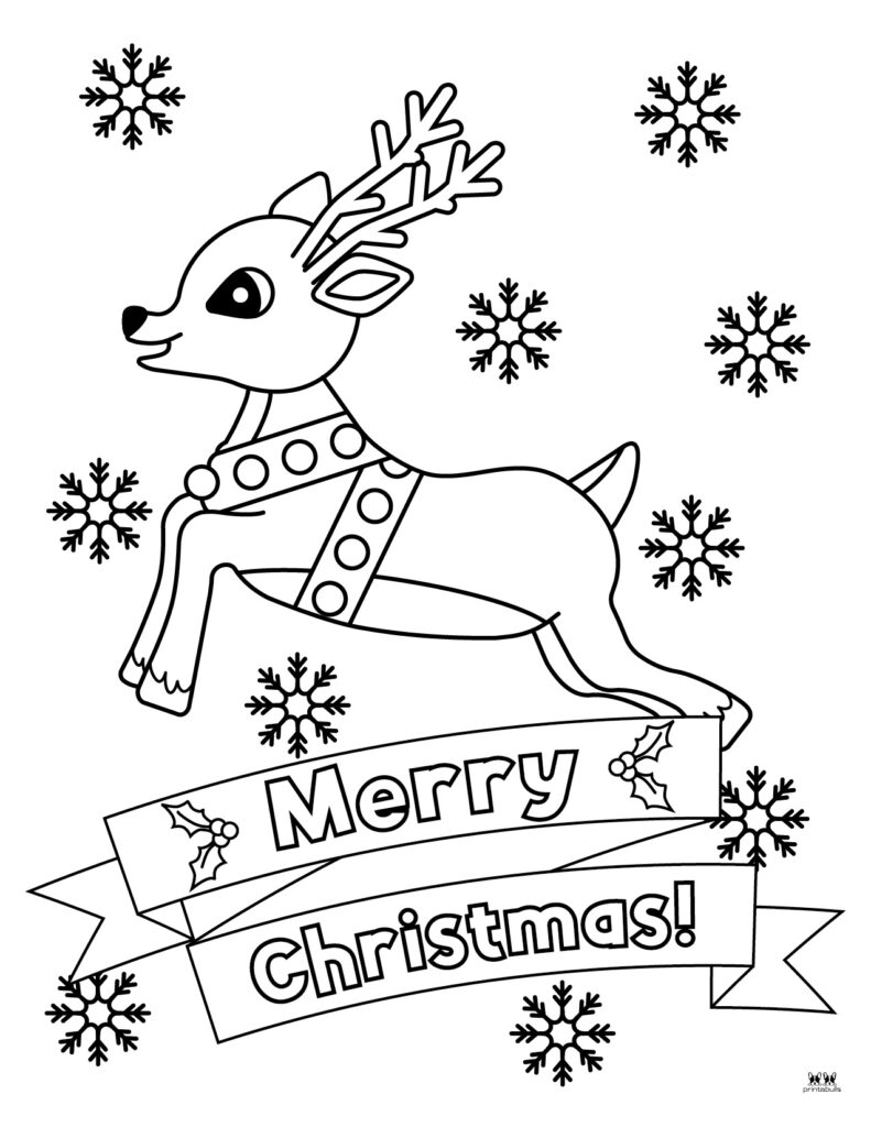 Reindeer coloring pages