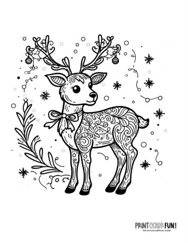 Adorable rudolph coloring pages other reindeer clipart to light up learning at