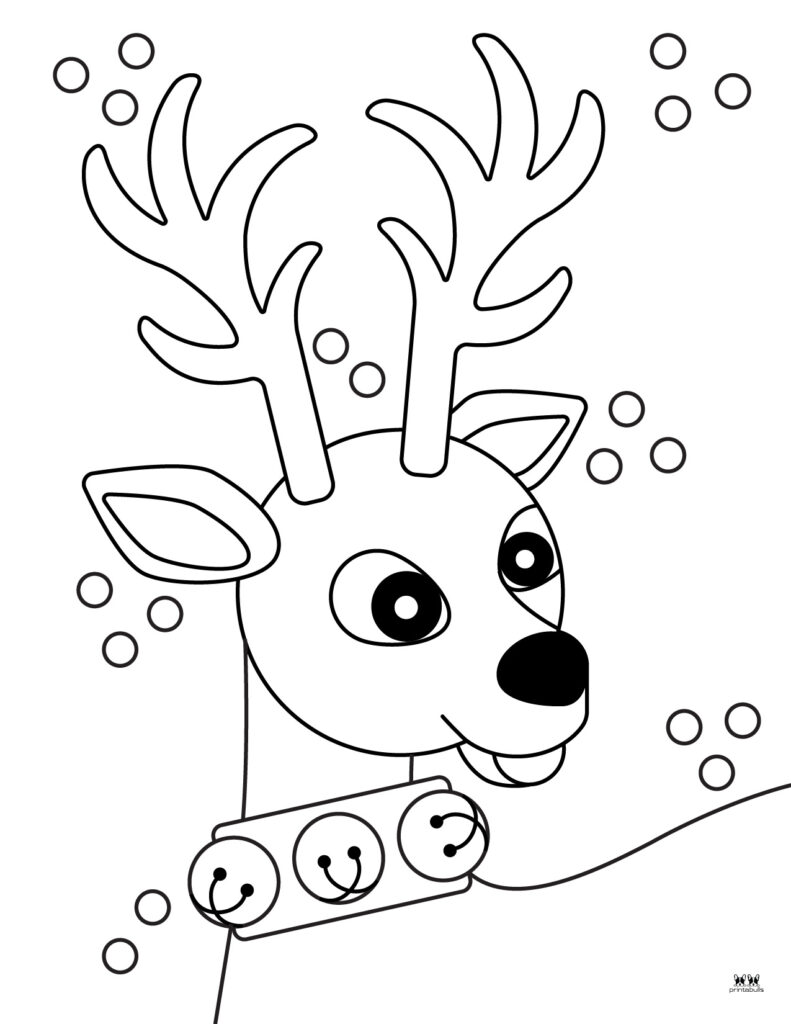 Reindeer coloring pages