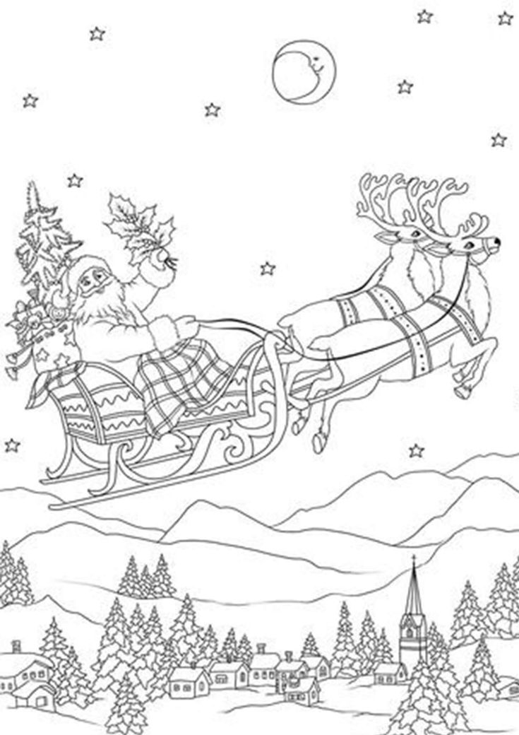 Free printable reindeer coloring pages santa coloring pages free christmas coloring pages christmas coloring sheets