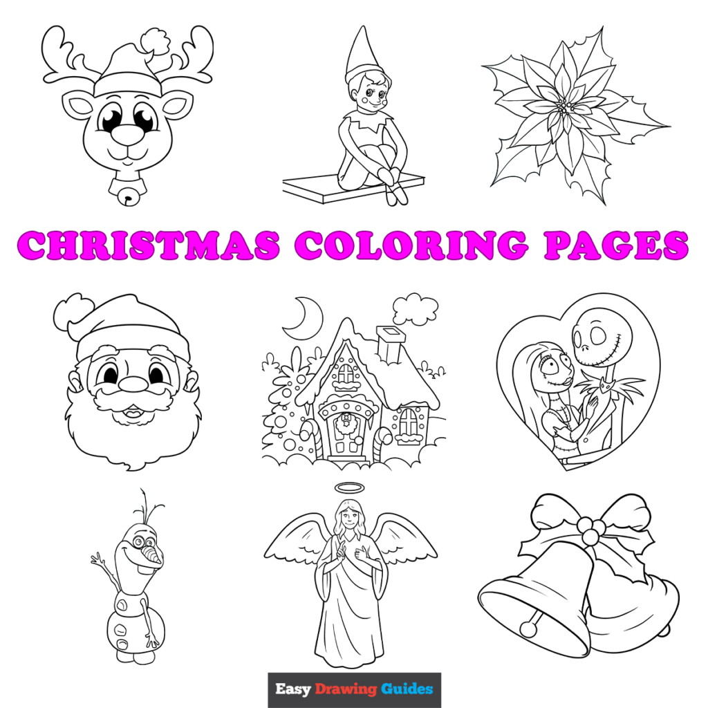 Free printable christmas coloring pages for kids