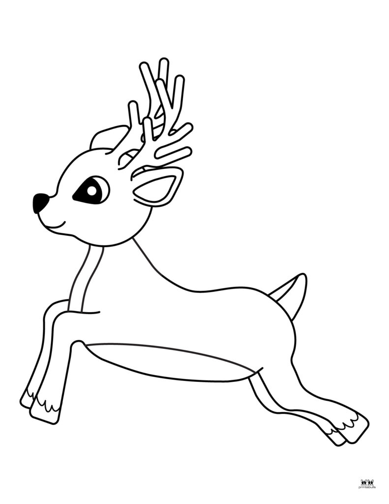 Reindeer coloring pages