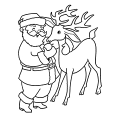 Top free printable reindeer coloring pages online